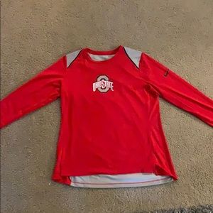Nike Elite Ohio State Long Sleeve Dri-Fit Top